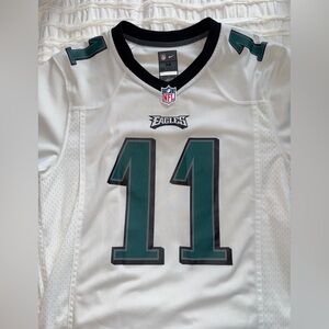 Men’s White Wentz Eagles Jersey